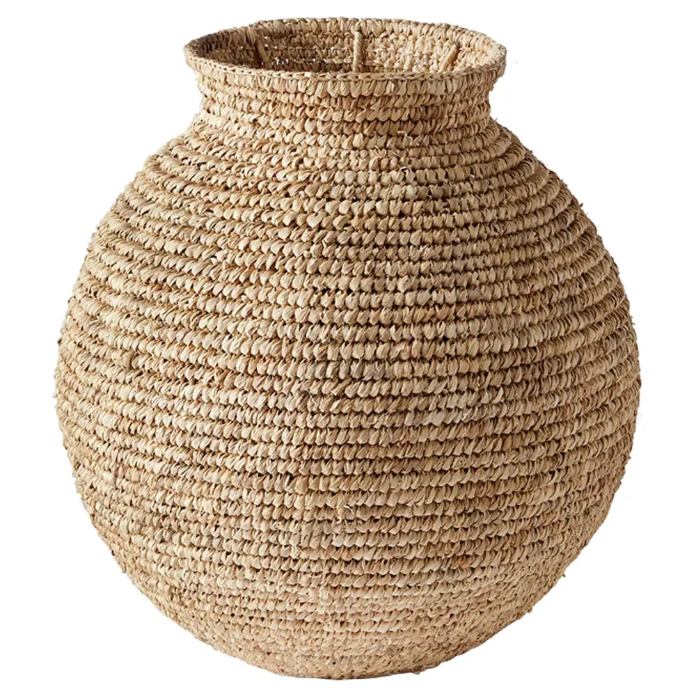 Brielle Small Decorative Vase - Natural, Corn Husk image