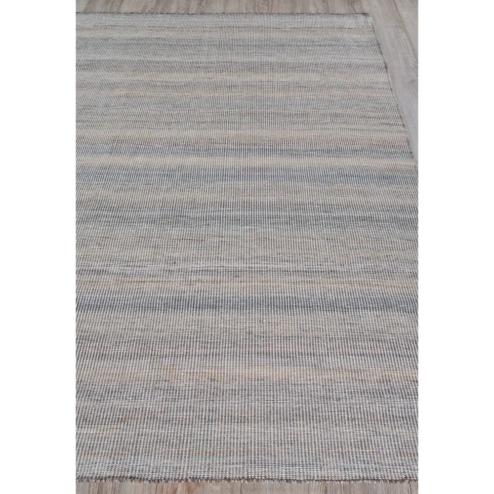 Brielle Striated Indoor Outdoor Rug Sample - Grey, PET