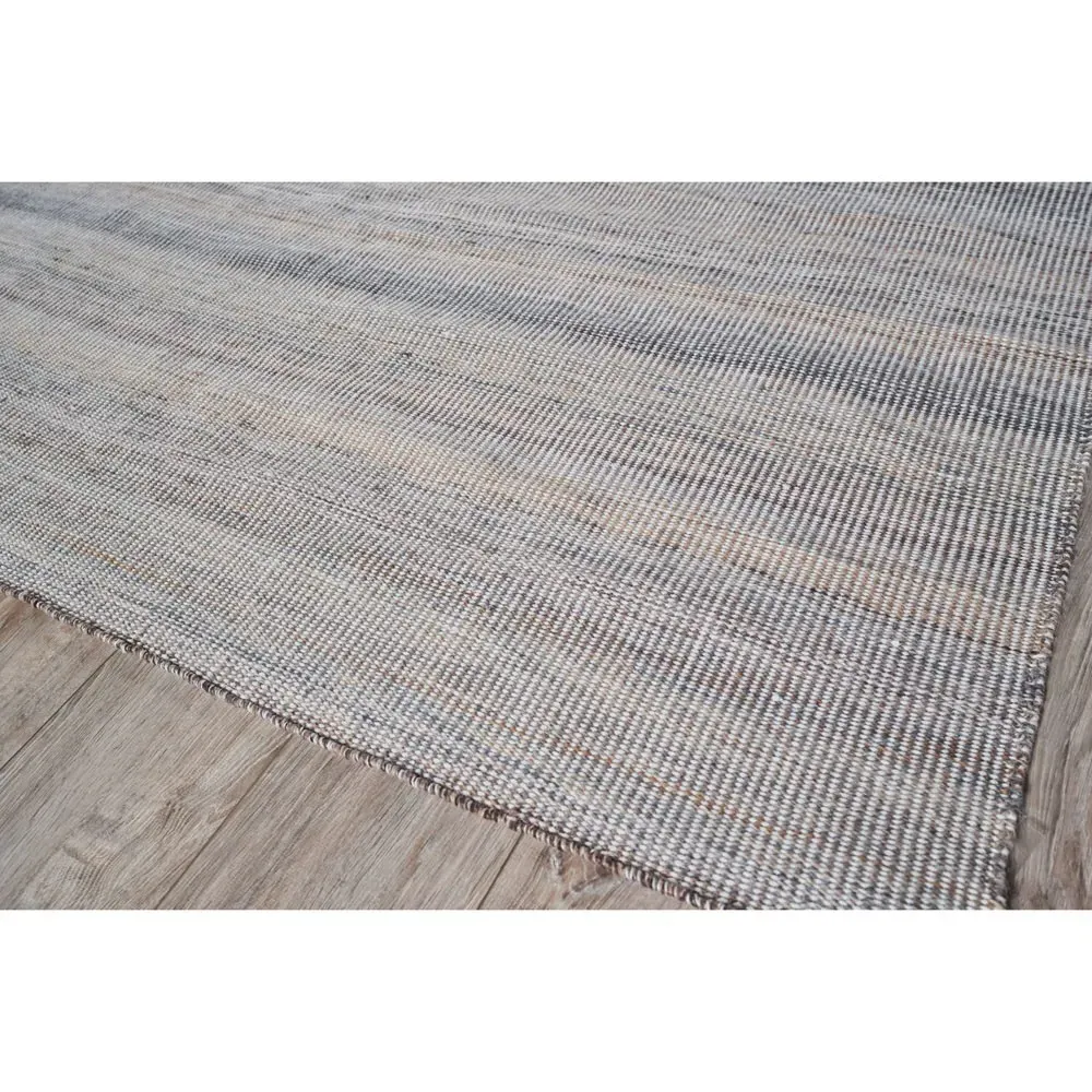 Brielle Striated Indoor Outdoor Rug Sample - Grey, PET