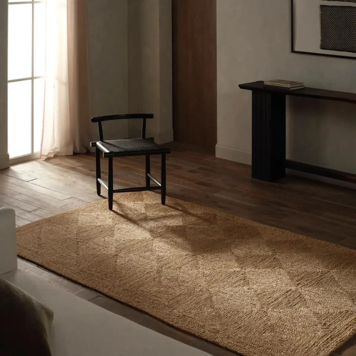 Brigida Handwoven Jute Rug - Brown