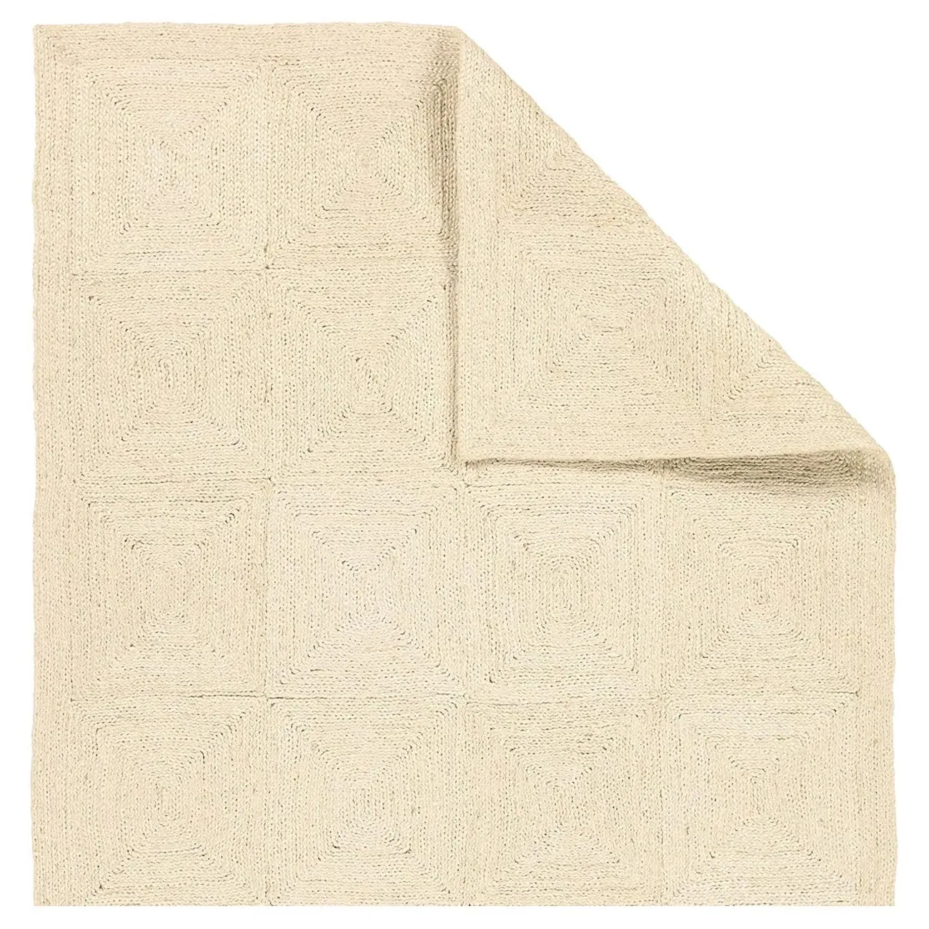 Brigida Handwoven Jute Rug - Cream