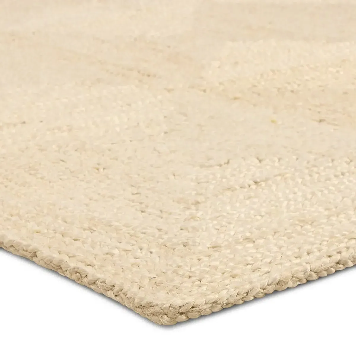 Brigida Handwoven Jute Rug Sample - Cream