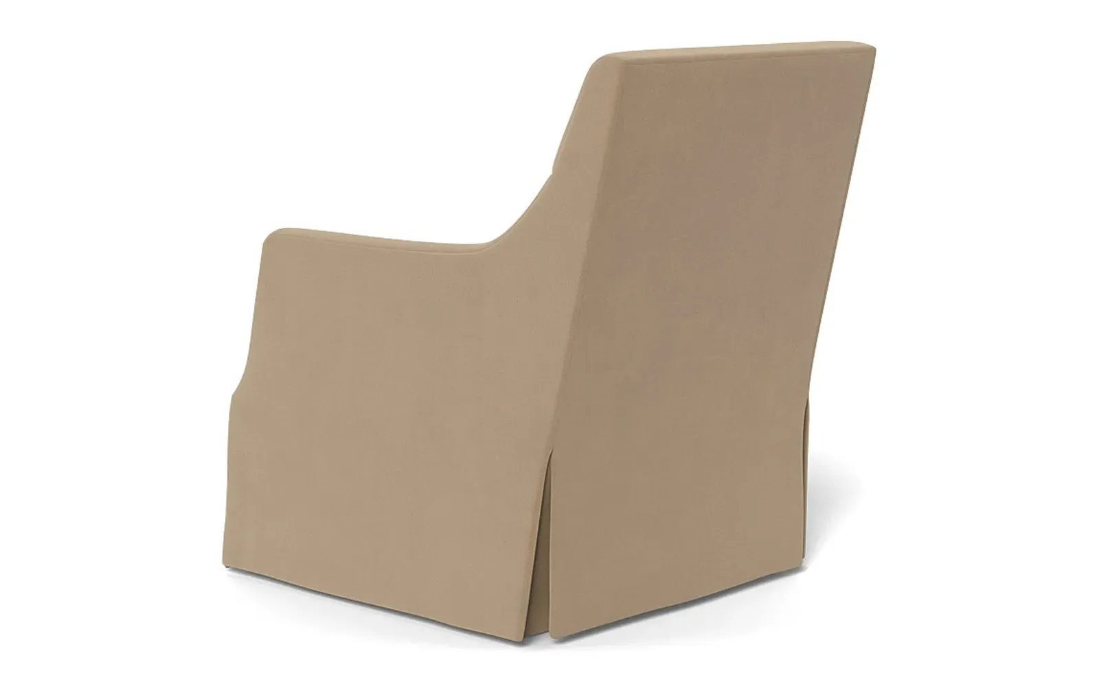 Brigitte Swivel Chair - Sand Dune, Performance Velvet