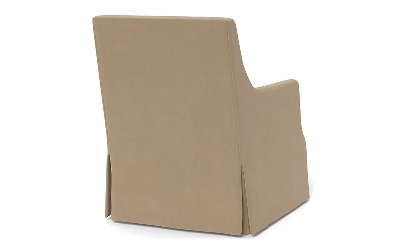 Brigitte Swivel Chair - Sand Dune, Performance Velvet