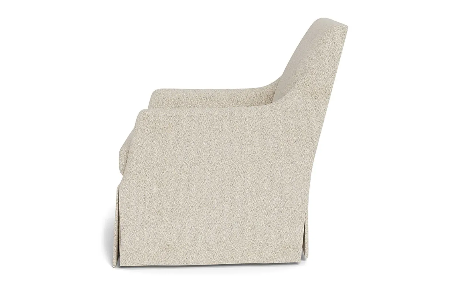 Brigitte Swivel Chair - Sugar Cookie, Performance Boucle