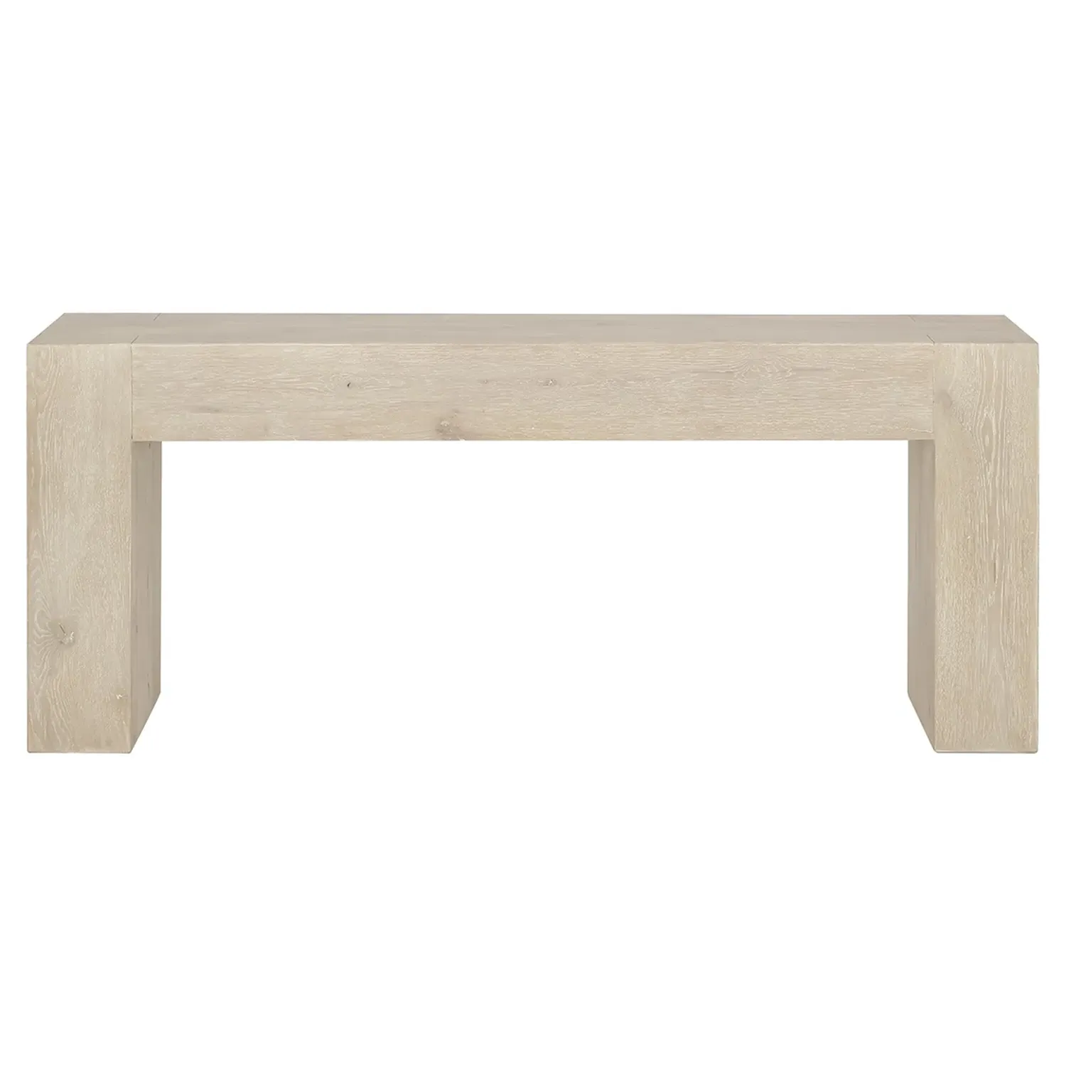 Brissy Rectangular Console Table - Cream, Oak image