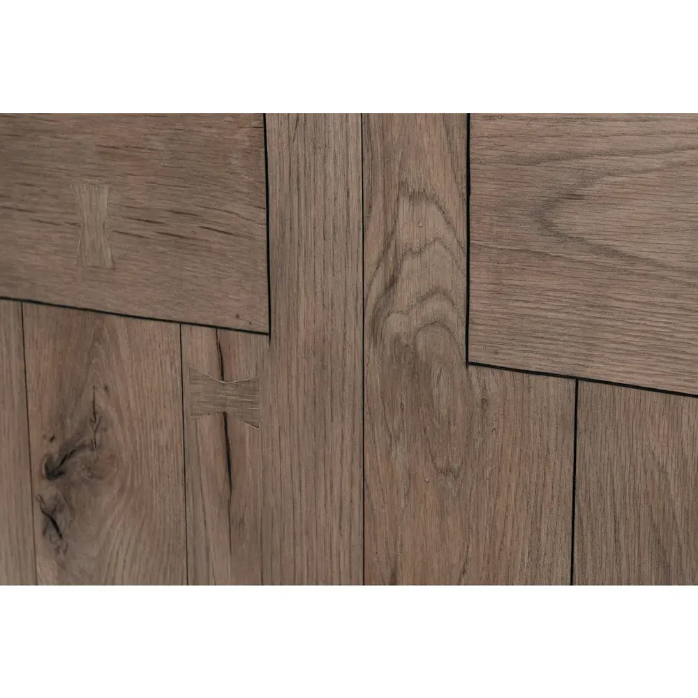 Brissy Rectangular Console Table - Natural Brown, Oak