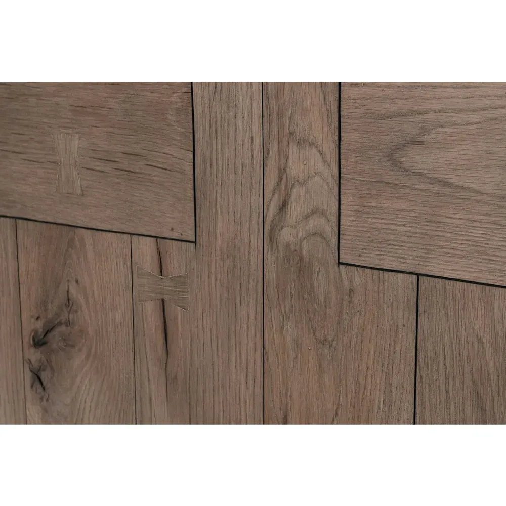 Brissy Square End Table - Brown, Oak