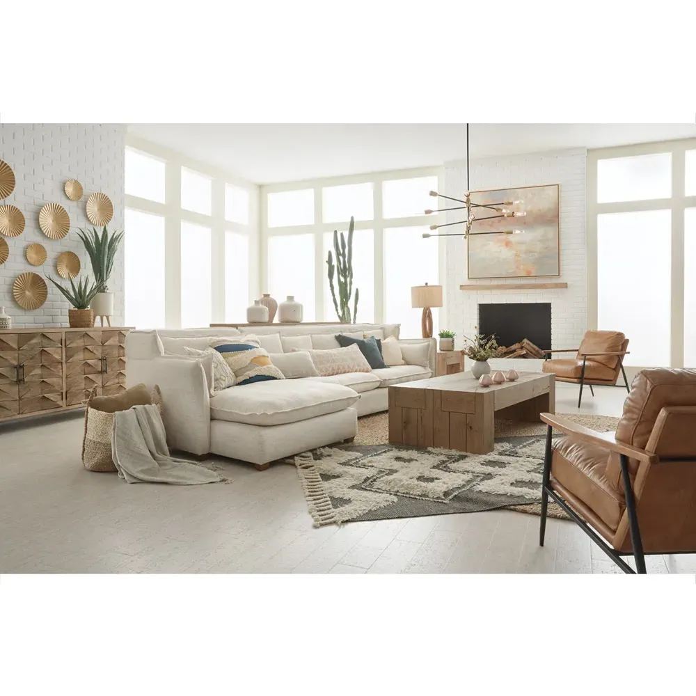 Brissy Square End Table - Brown, Oak