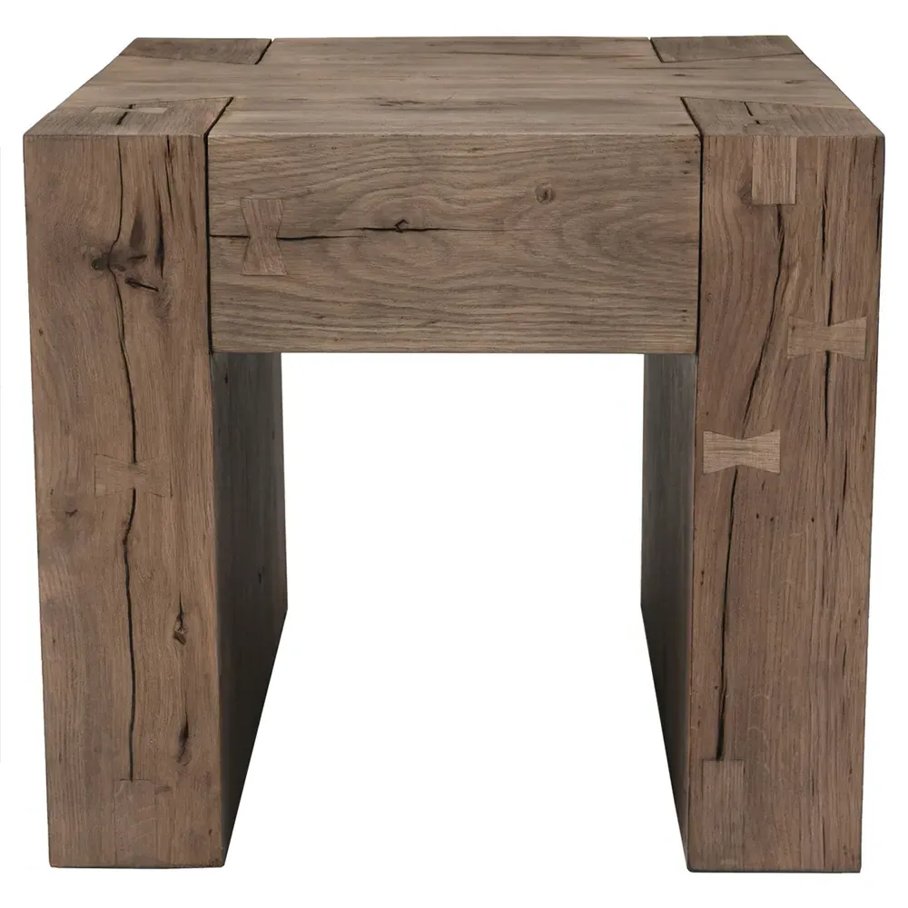 Brissy Square End Table - Brown, Oak image