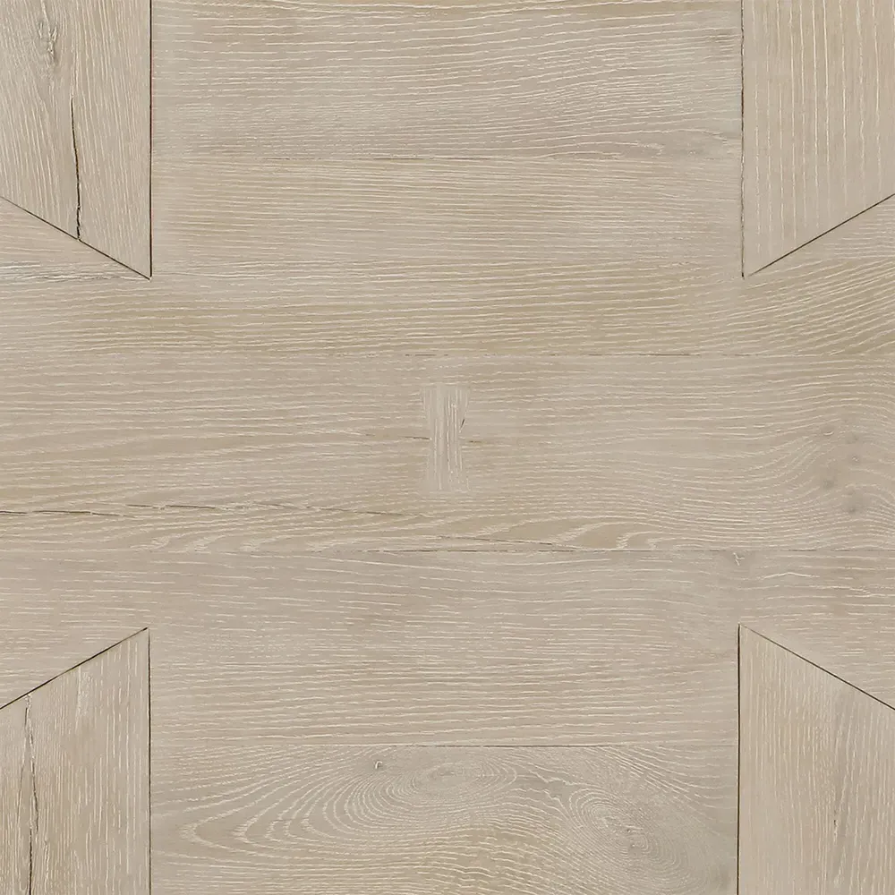 Brissy Square End Table - Cream, Oak