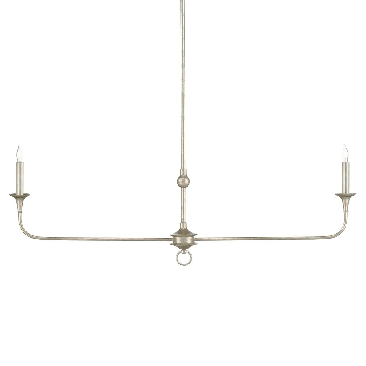 Britanny Linear Chandelier - Champagne, Wrought Iron