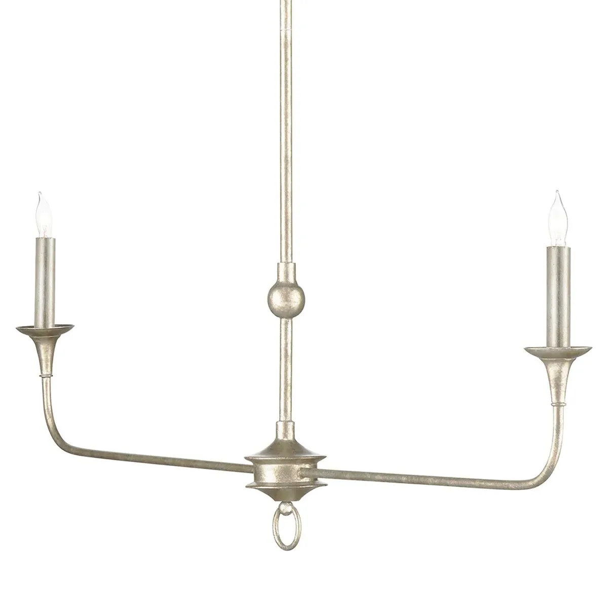 Britanny Linear Chandelier - Champagne, Wrought Iron