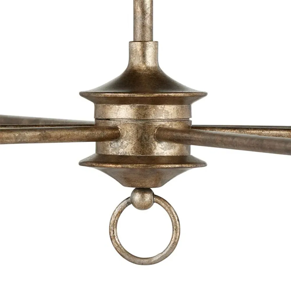 Brittany Large Candle Style Chandelier - Bronze, Wrought Iron