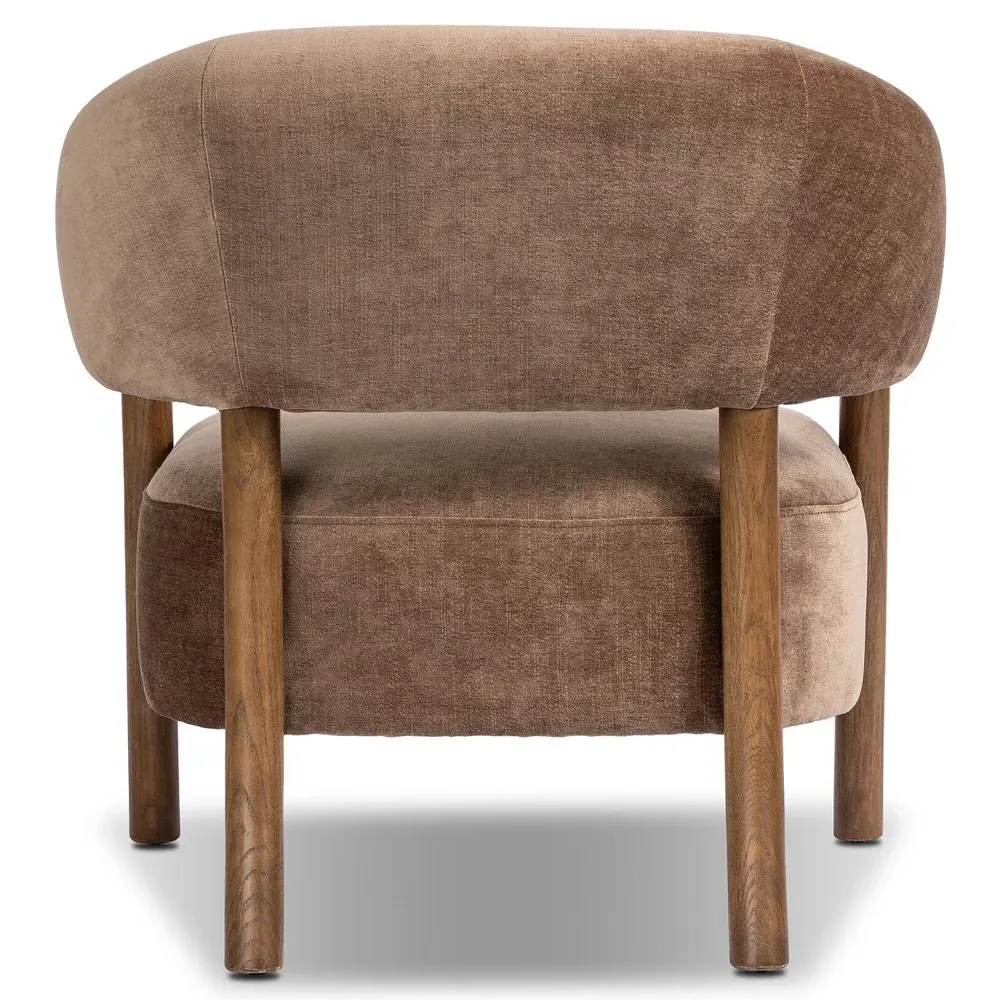 Brodie Altair Arm Chair - Mushroom, Oak