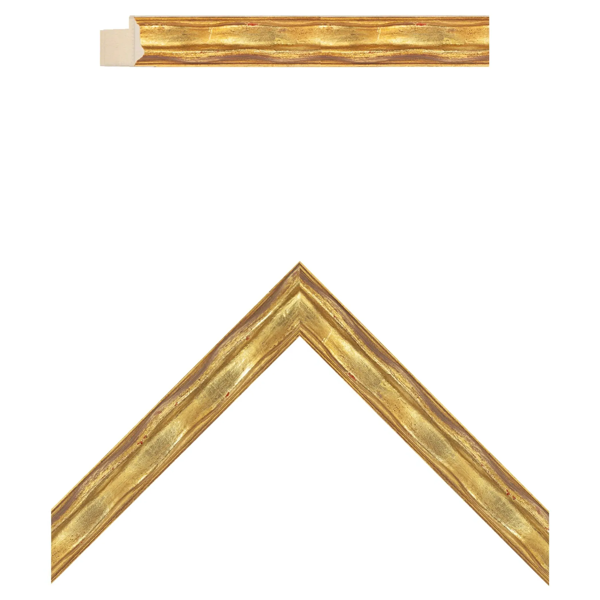 Brooks Hunting Dog Gold Frame Painting - Brown