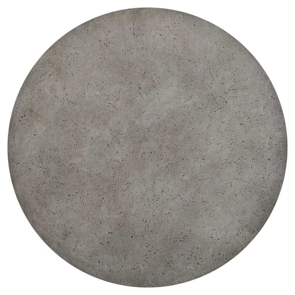 Bruce Round Outdoor Coffee Table - Grey, Concrete