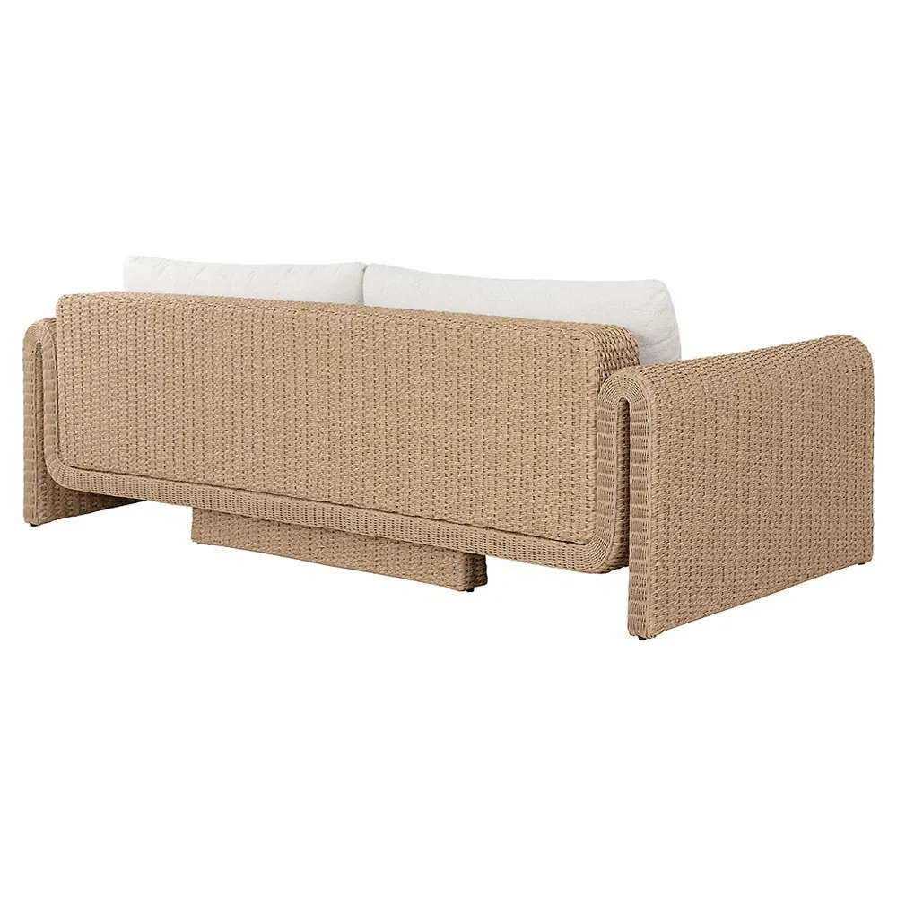 Brunton Outdoor Sofa - Cream, Rattan