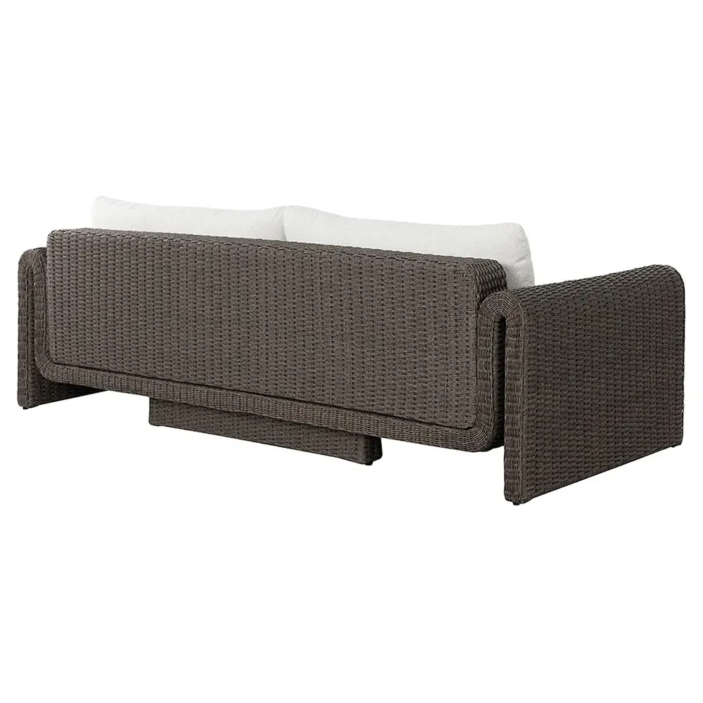 Brunton Outdoor Sofa - Cream, Rattan