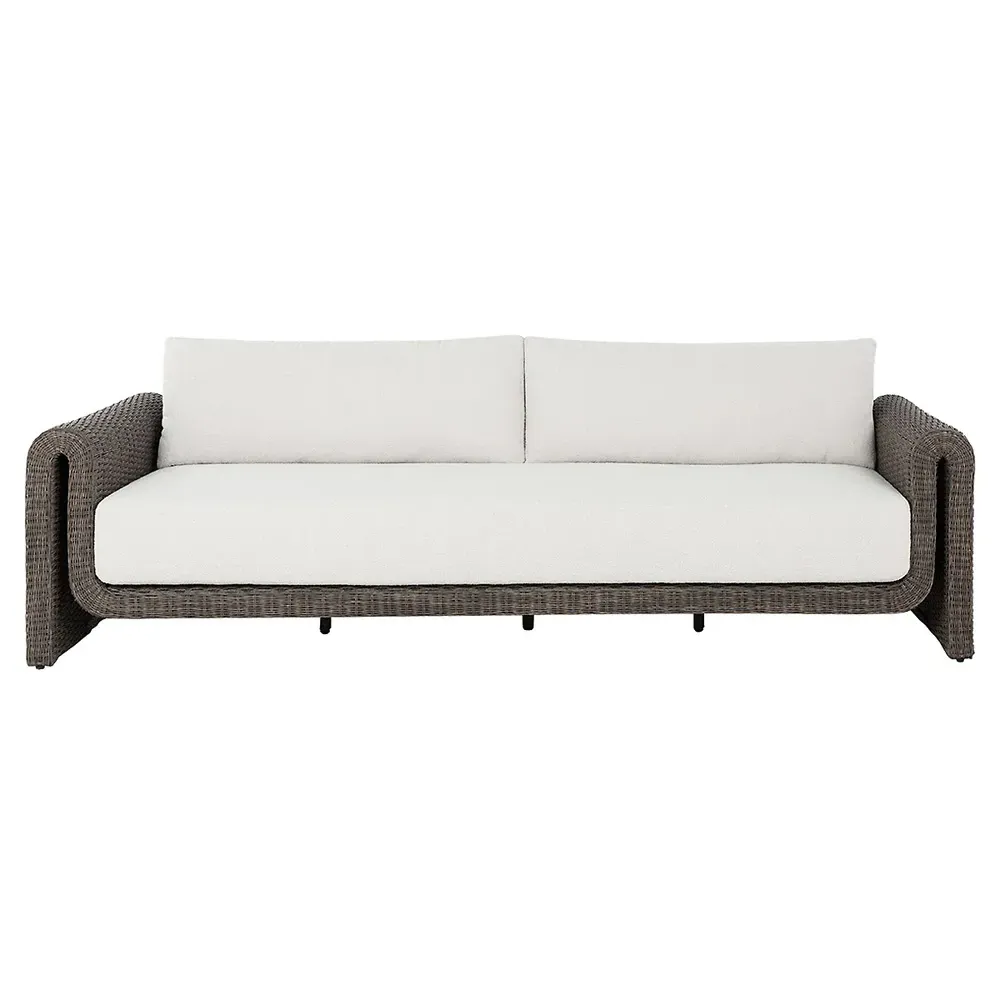 Brunton Outdoor Sofa - Cream, Rattan