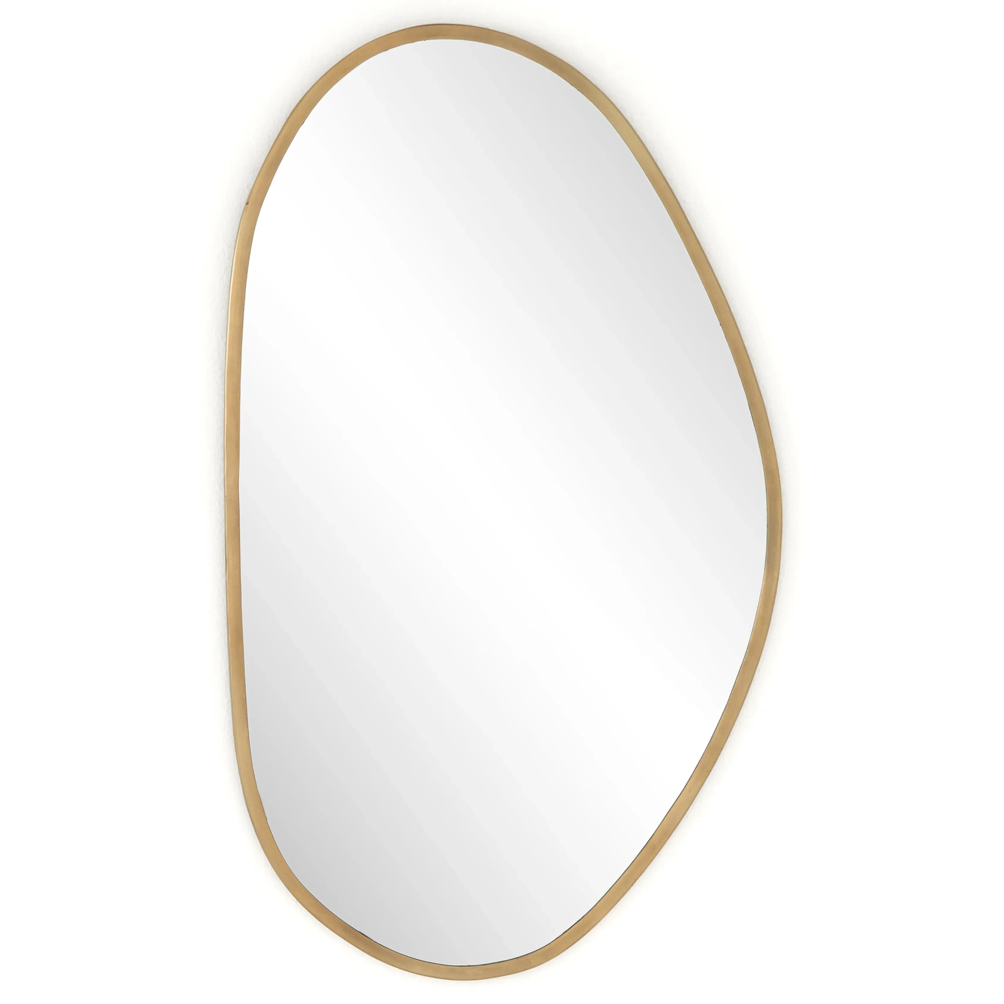 Bryan Industrial Loft Iron Frame Wall Mounted Mirror - Gold