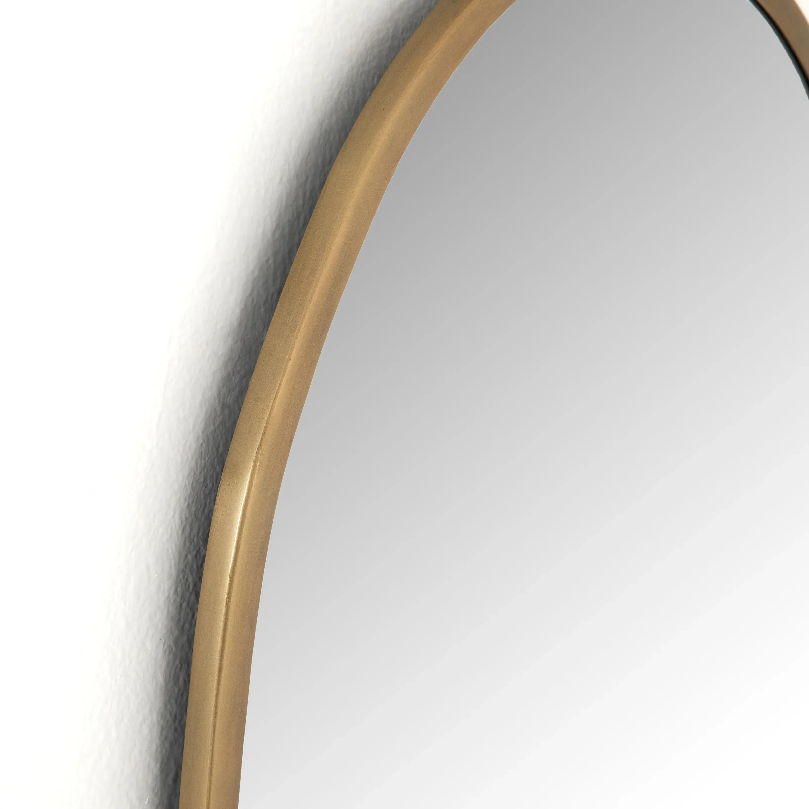 Bryan Industrial Loft Iron Frame Wall Mounted Mirror - Gold