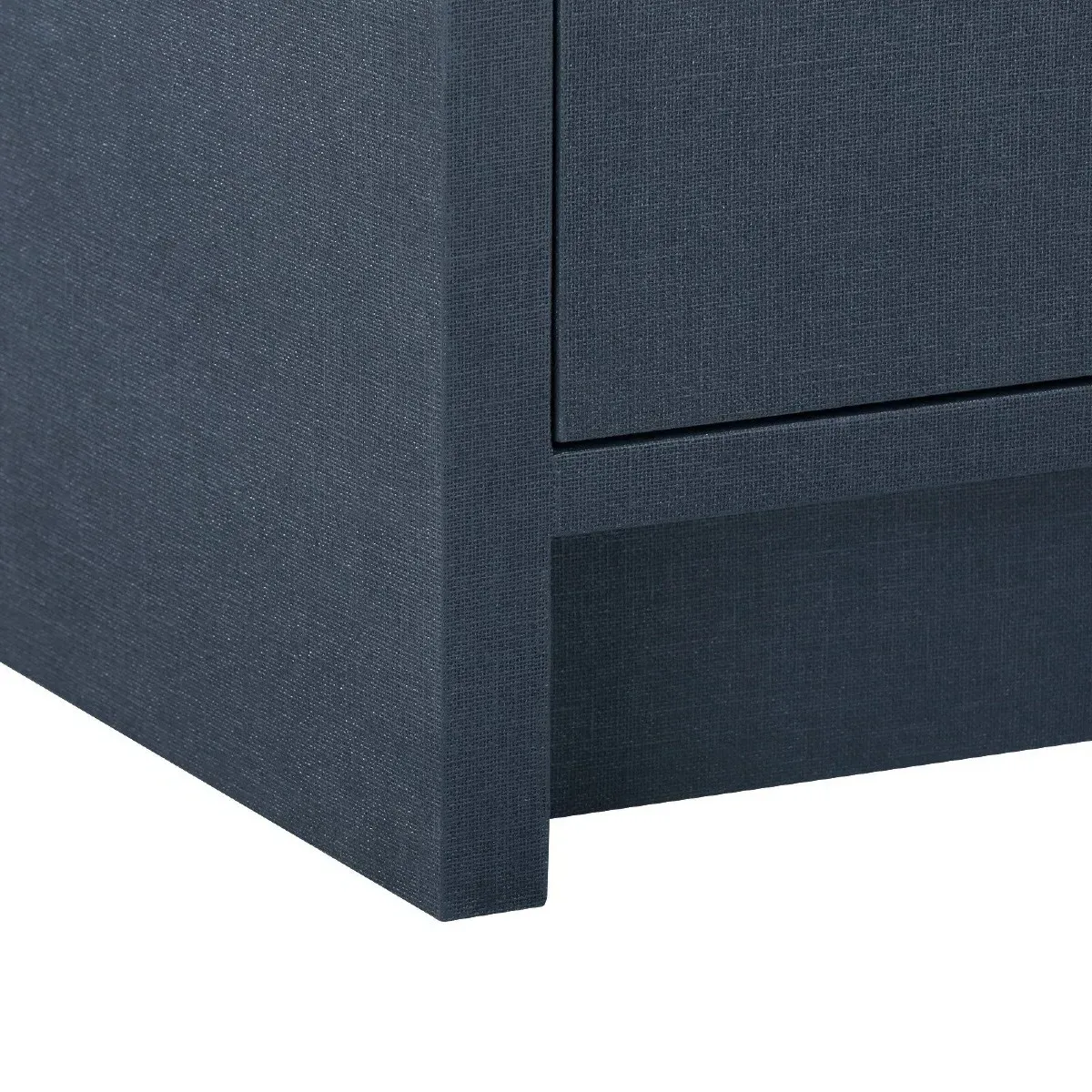 Bryant Nightstand with Drawers - Blue, Lacquered Linen