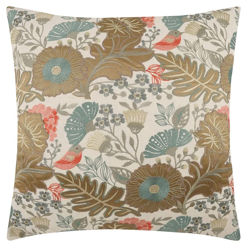 Bryce Feather Down Throw Pillow - Brown