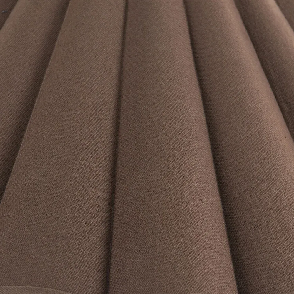 Brynn Scalloped Shade Floor Lamp - Brown, Iron