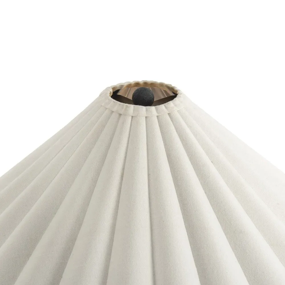 Brynn Scalloped Shade Floor Lamp - Cream, Iron