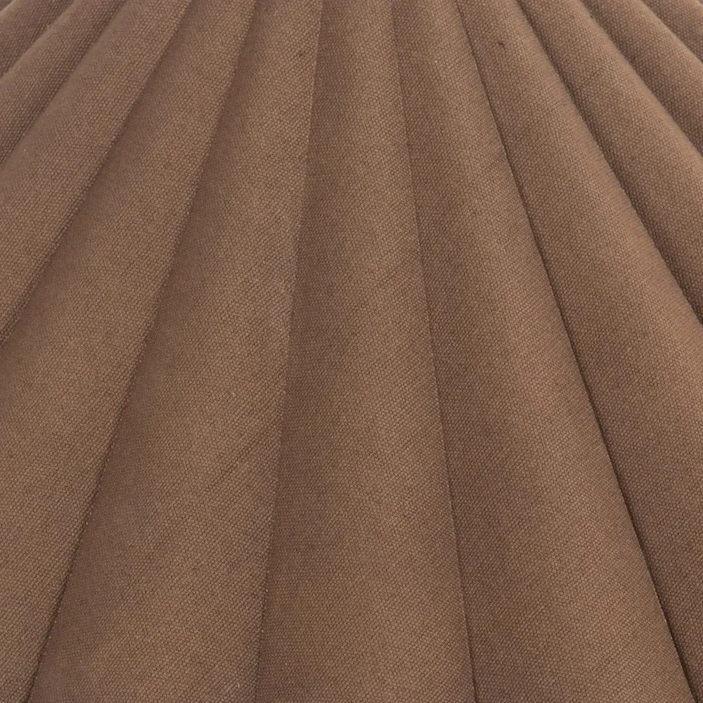 Brynn Scalloped Shade Table Lamp - Brown, Iron