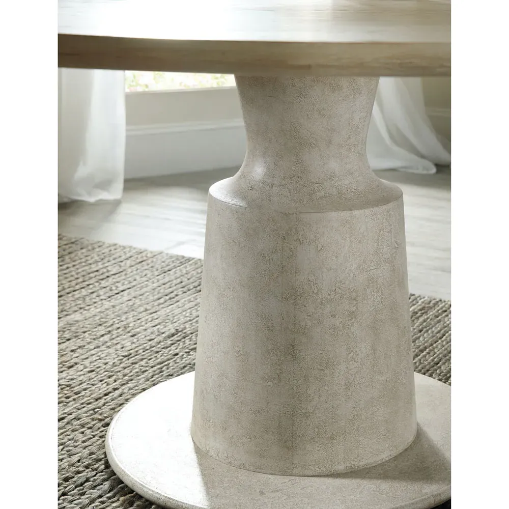 Bryson Round Dining Table - Beige, Oak