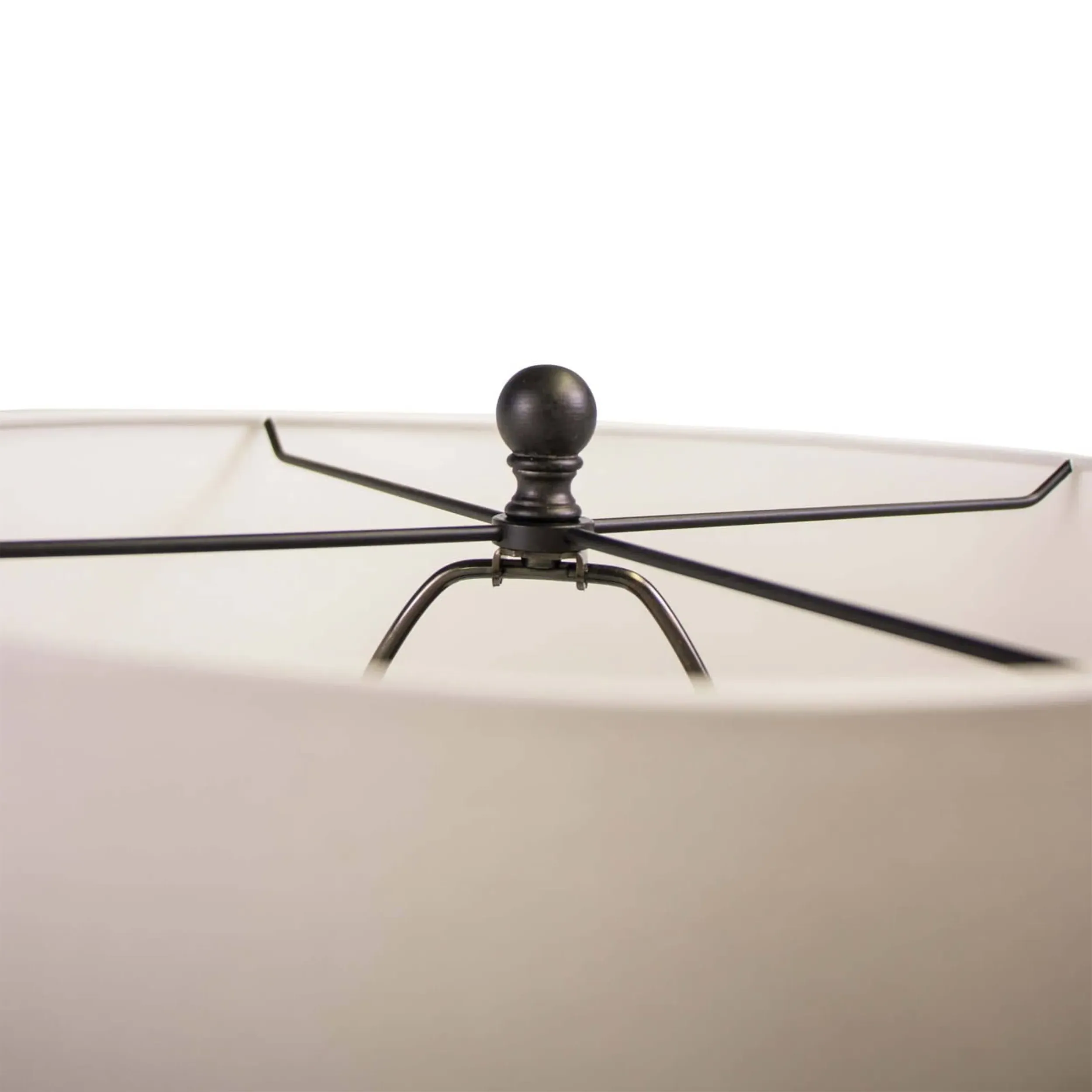 Buoy Column Floor Lamp - Brown, Birch Wood