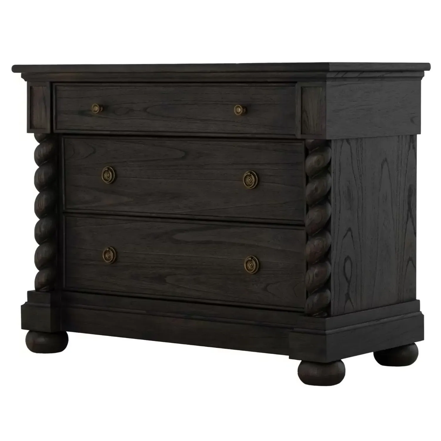 Burkhardt Bachelor Chest - Dark Brown, Mindi Wood