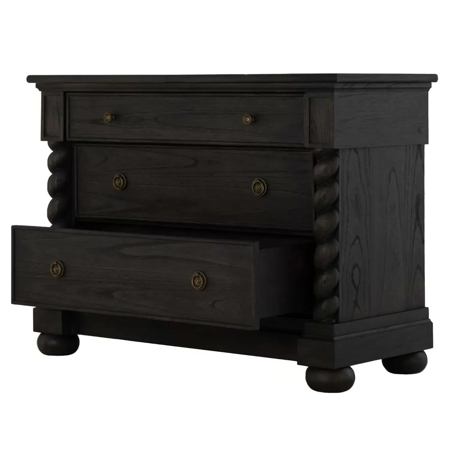 Burkhardt Bachelor Chest - Dark Brown, Mindi Wood