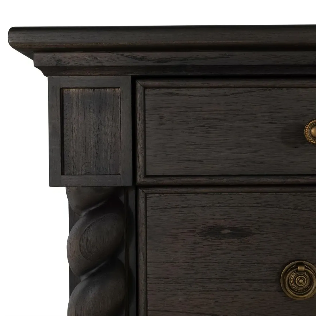 Burkhardt Dresser - Dark Brown, Mindi Wood
