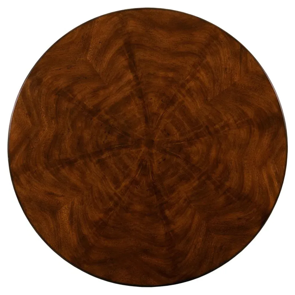 Buxton Round Side Table - Brown, Wood
