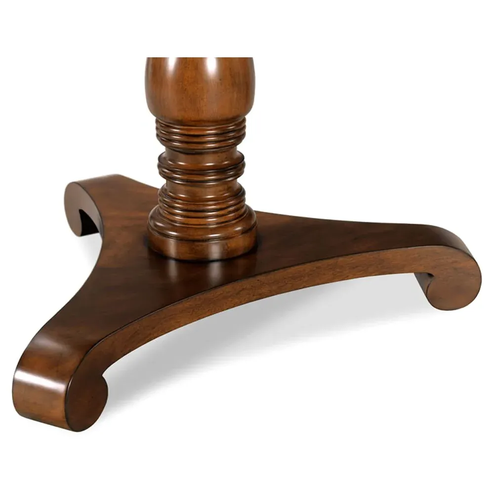 Buxton Round Side Table - Brown, Wood