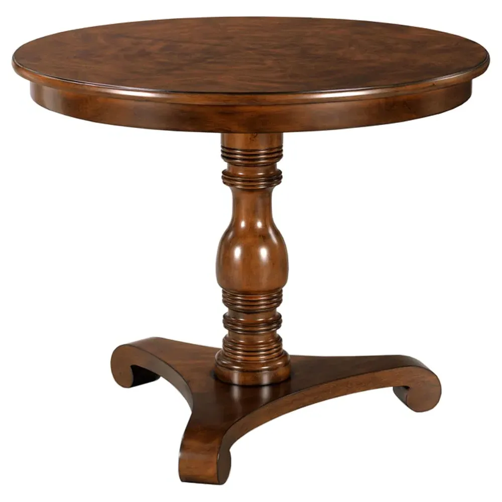 Buxton Round Side Table - Brown, Wood image