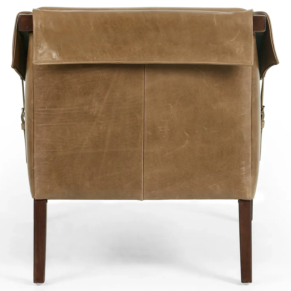 Byron Occasional Arm Chair - Brown, Parawood