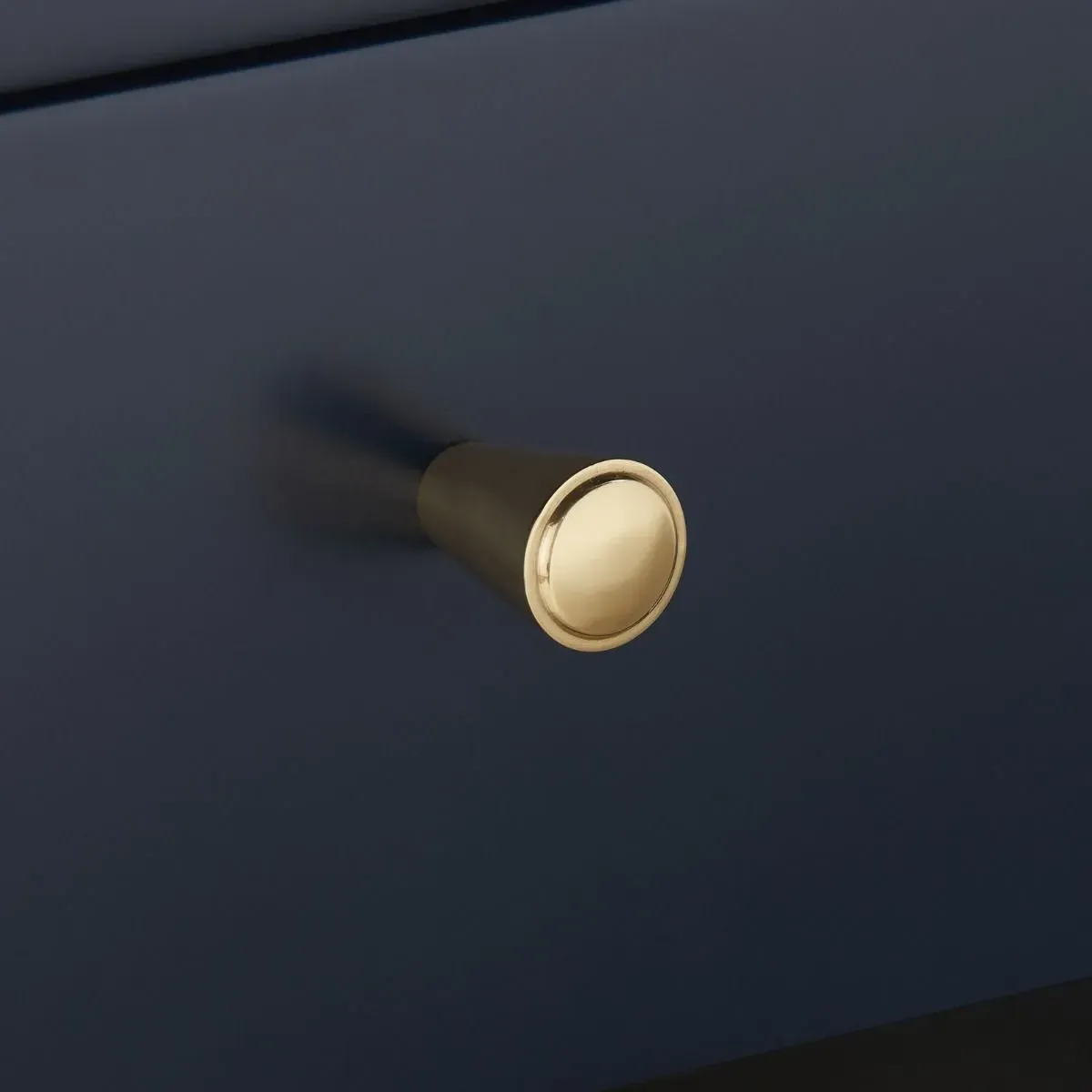 Caanan Side Table with Drawer - Blue, Wood