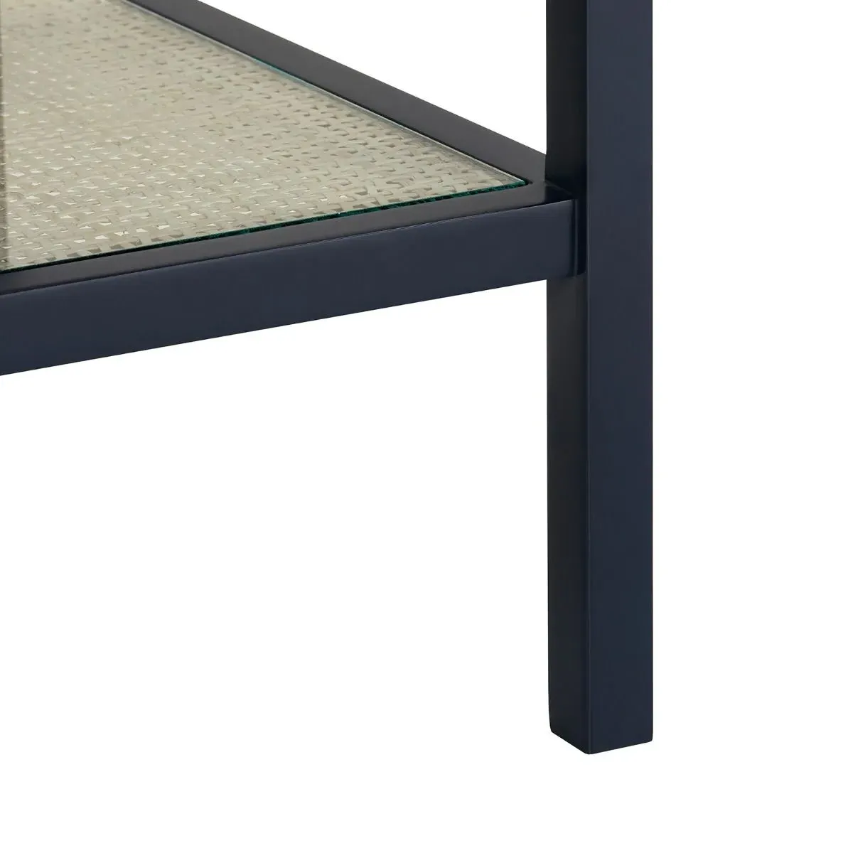 Caanan Side Table with Drawer - Blue, Wood