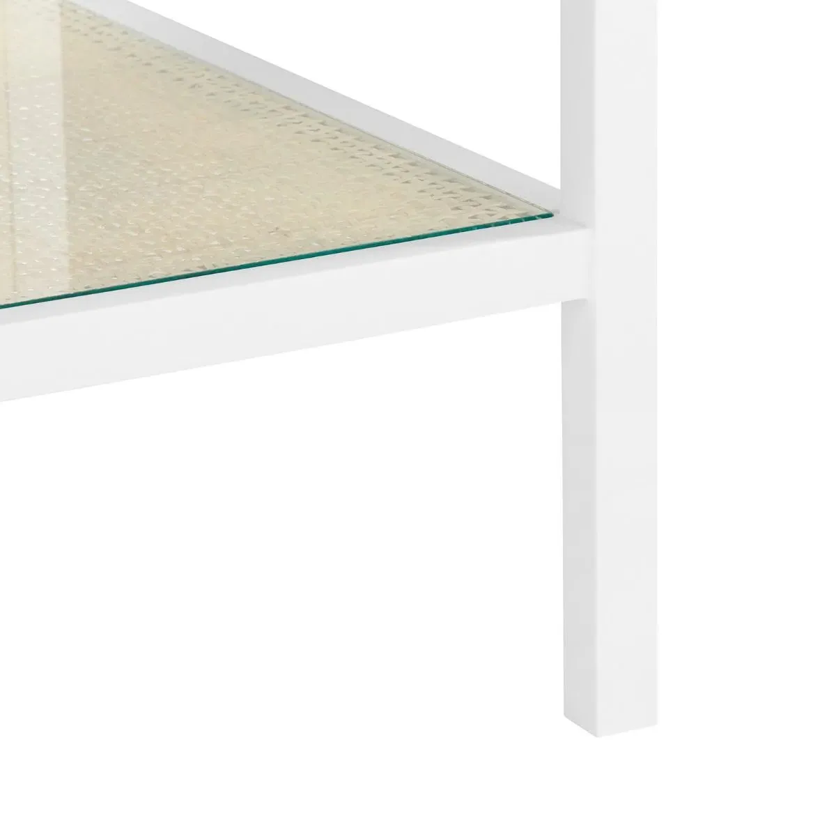 Caanan Side Table with Drawer - White, Wood