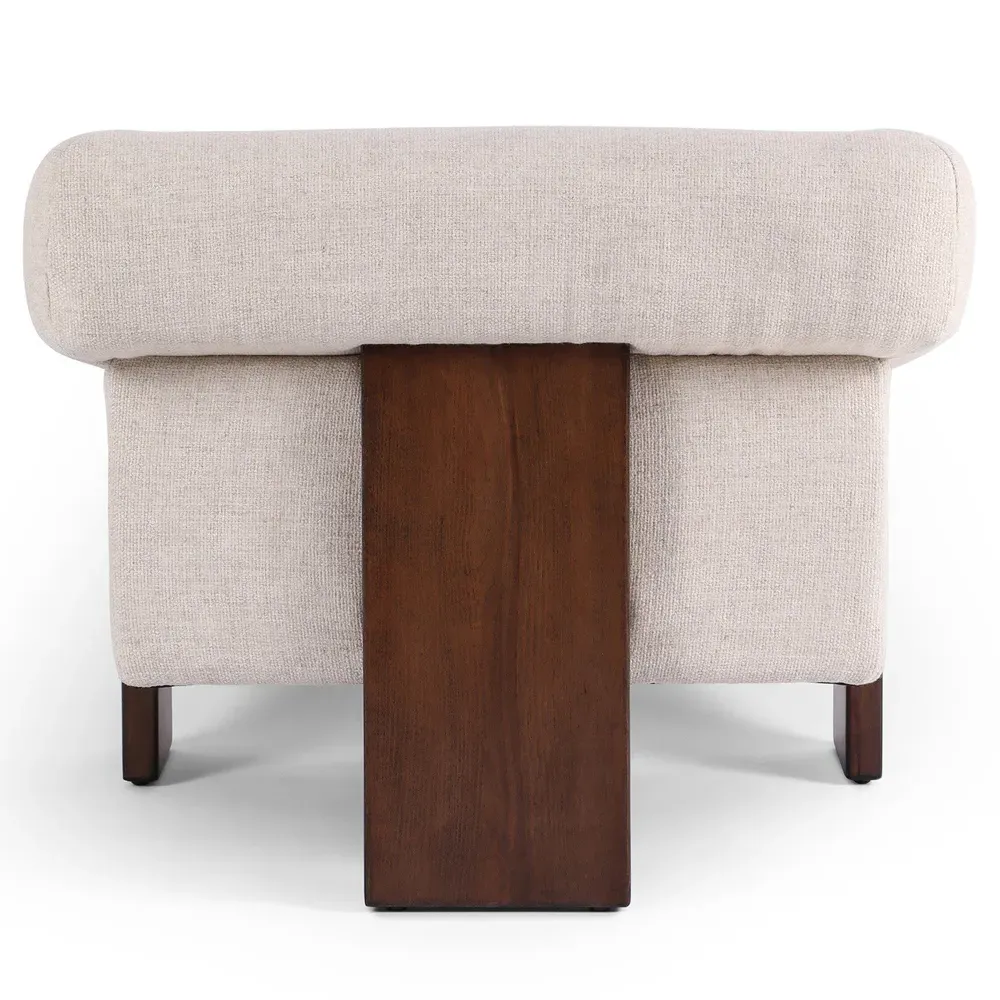 Cabrina Club Chair - Cream, Performance Fabric