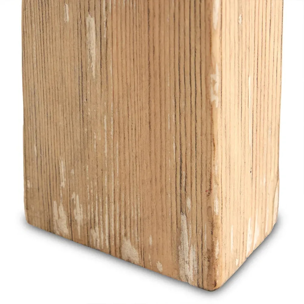 Caeli Rectangular Dining Table - Brown, Pine Wood