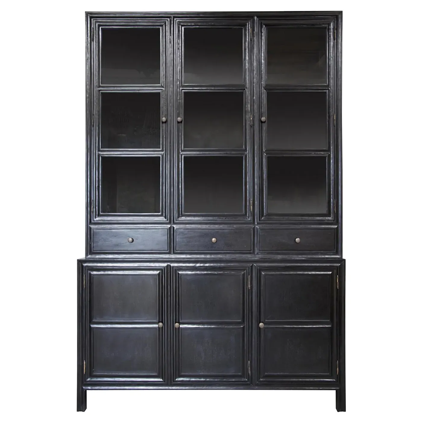 Caelor Hutch with Storage - Black, Mahogany image