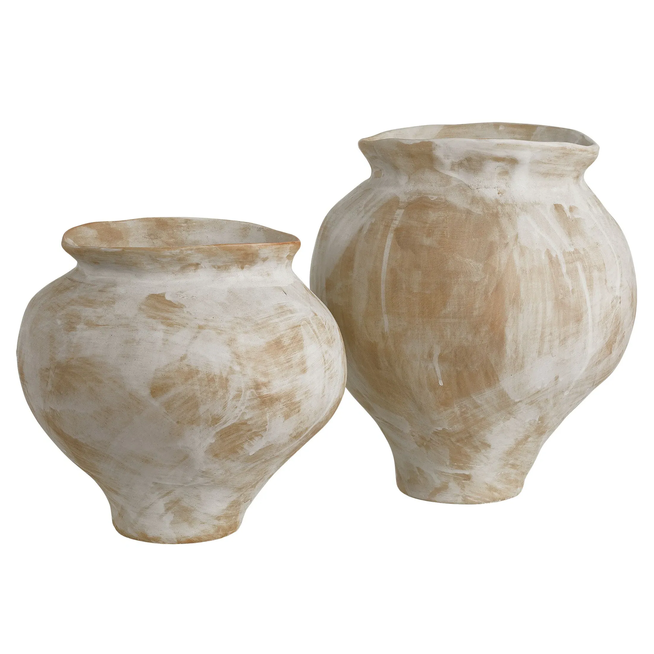 Caelum Porcelain Vase Set - Antique White, Porcelain