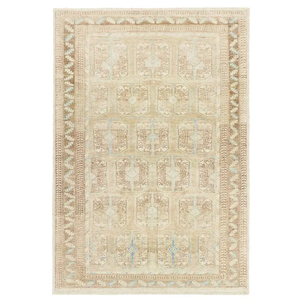 Caisan Oriental Patterned Runner Rug - Beige