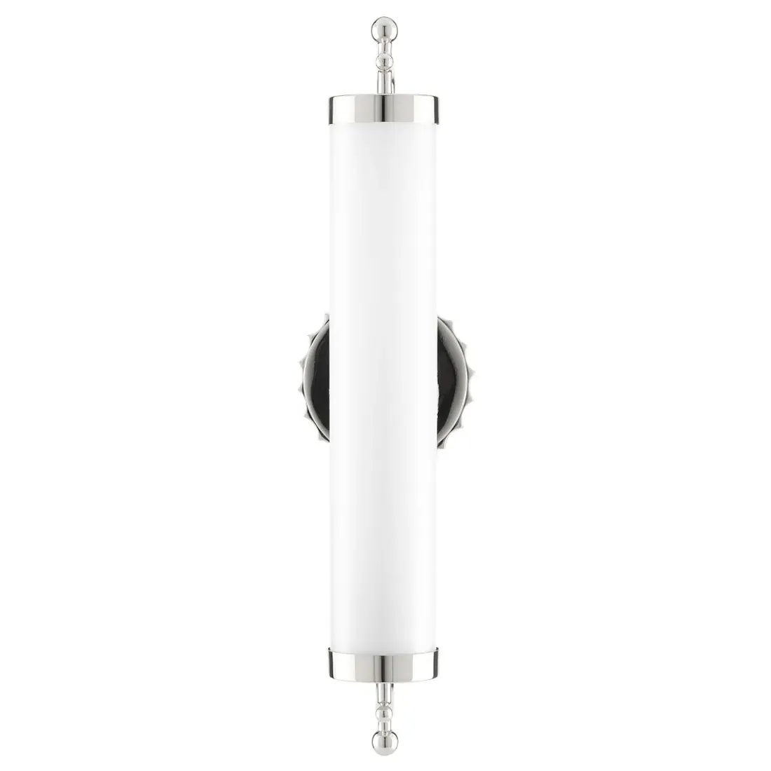 Calder Wall Sconce - Polished Nickel, Glass