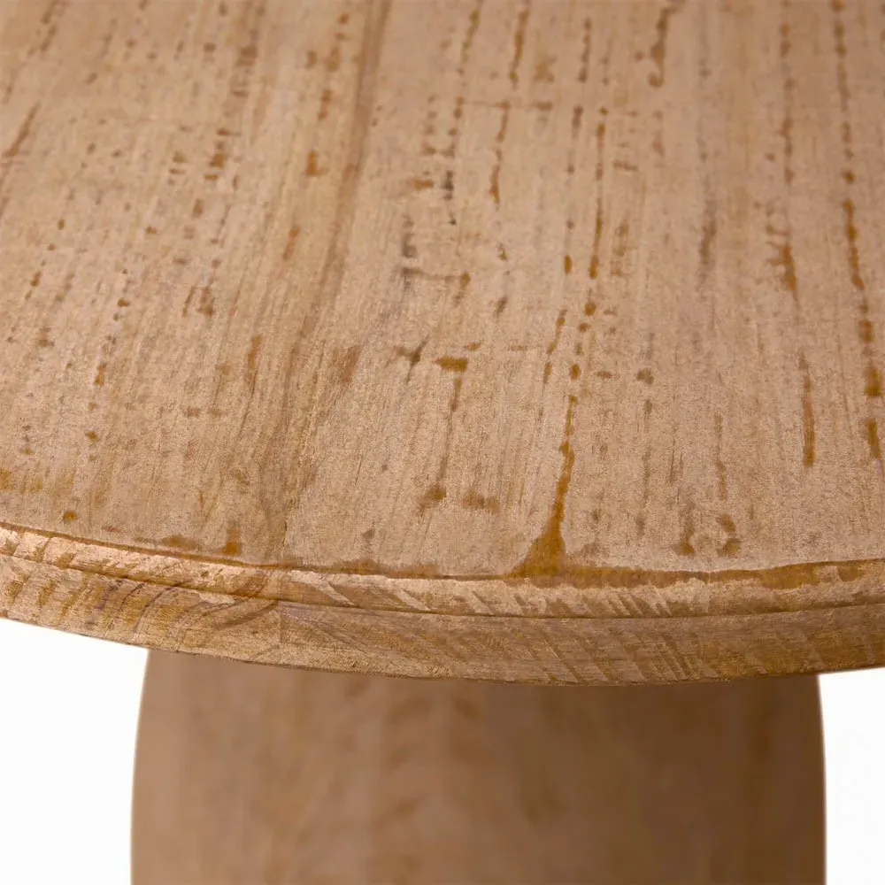 Caleb Round Bistro Dining Table - Brown, Reclaimed Pine